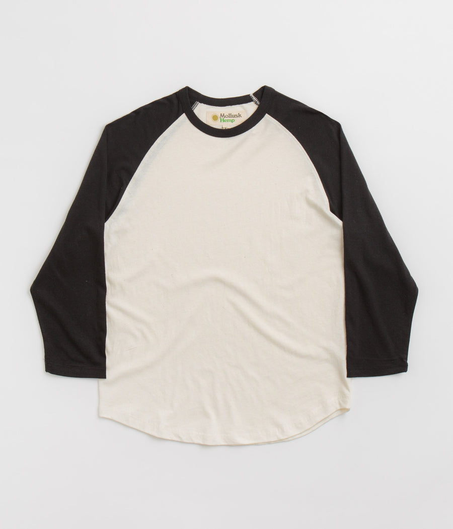 Mollusk Hemp Baseball T-Shirt - Black