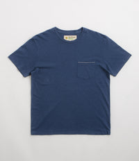 Mollusk Hemp Pocket T-Shirt in Dull Indigo