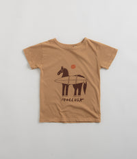 Mollusk Kids Grazer T-Shirt in Tan Earth