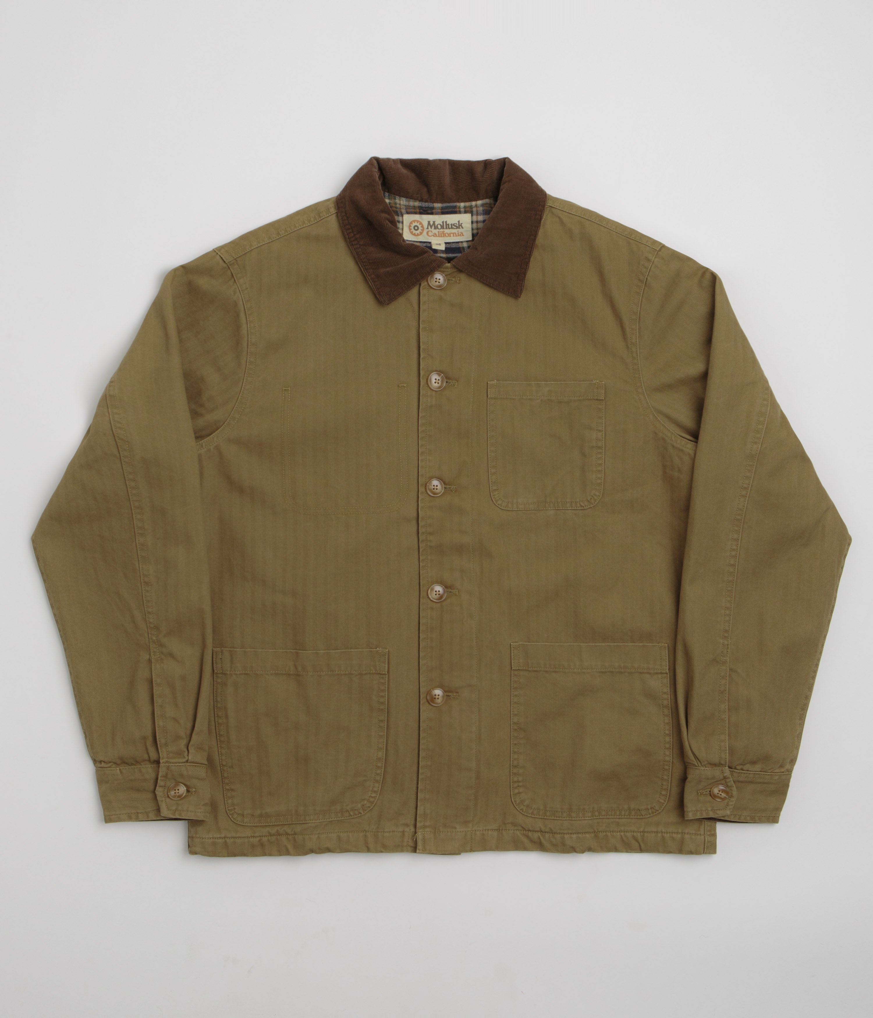 Mollusk Lined Builder Jacket in Camel