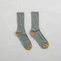 Mollusk Marled Utility Socks in Bottle Green thumbnail