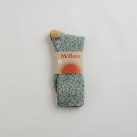 Mollusk Marled Utility Socks in Bottle Green thumbnail
