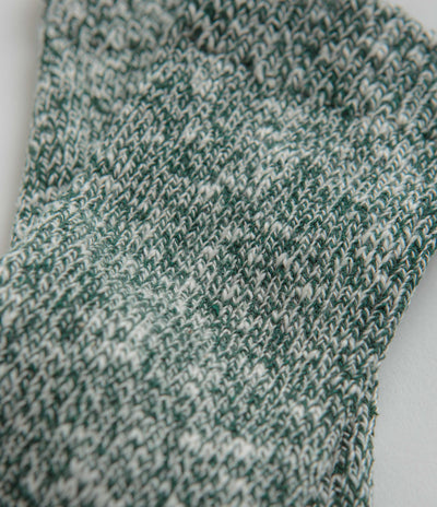 Mollusk Marled Utility Socks in Bottle Green
