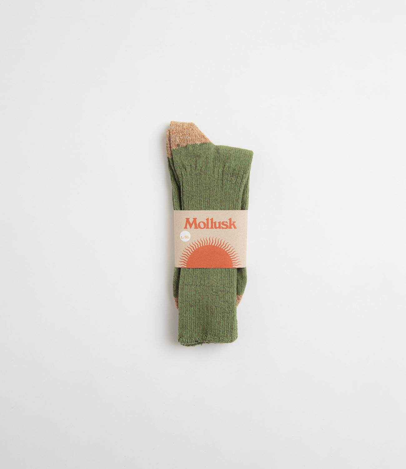 Mollusk Marled Utility Socks - Moss Green | Flatspot