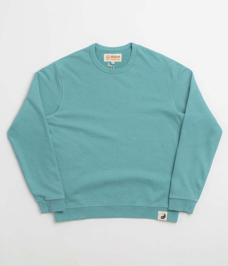 Mollusk Max Crewneck Sweatshirt - Faded Sapphire