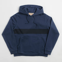 Mollusk Max Stripe Hoodie - Navy Indigo thumbnail