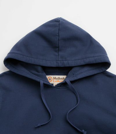 Mollusk Max Stripe Hoodie - Navy Indigo
