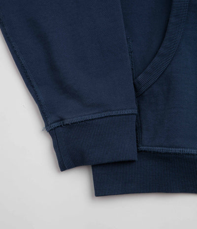 Mollusk Max Stripe Hoodie - Navy Indigo
