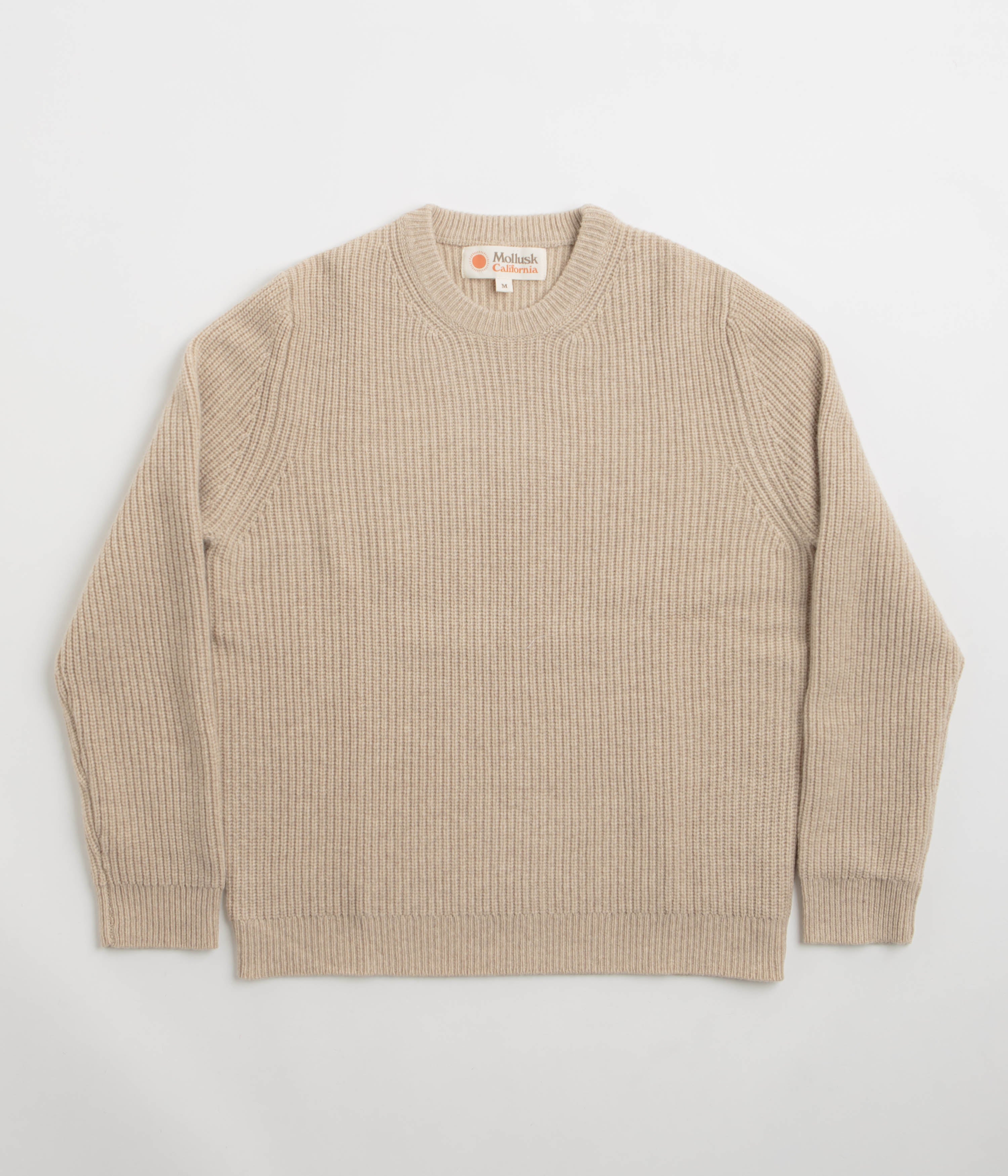 Mollusk Merino Crewneck Sweatshirt in Linen
