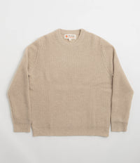 Mollusk Merino Crewneck Sweatshirt in Linen