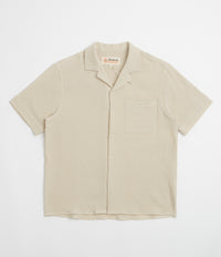 Mollusk Cosmo Short Sleeve Shirt in Oat