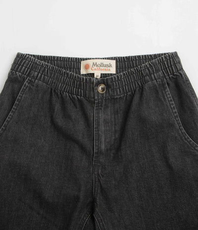 Mollusk Pinnacle Shorts in Black Denim