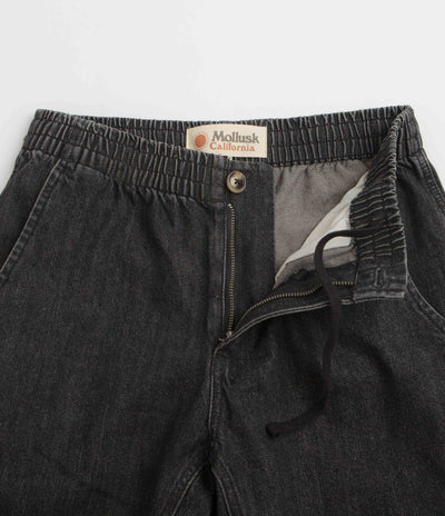 Mollusk Pinnacle Shorts in Black Denim