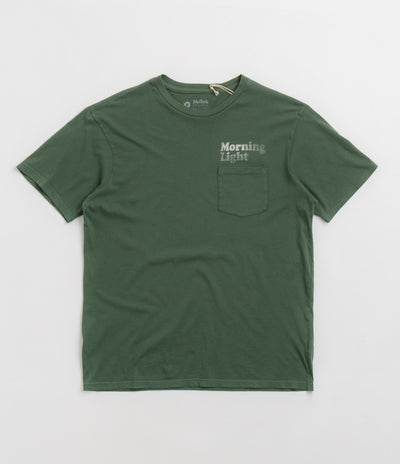 Mollusk Morning Light T-Shirt in Rover Green