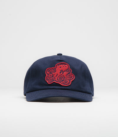 Mollusk Octo Patch Cap in Navy