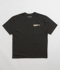 Mollusk Olde Whale T-Shirt in Faded Black
