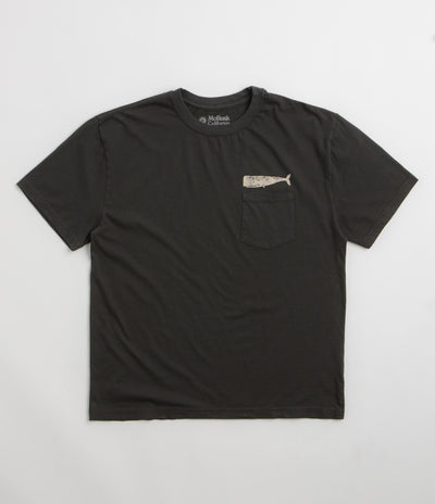 Mollusk Olde Whale T-Shirt in Faded Black