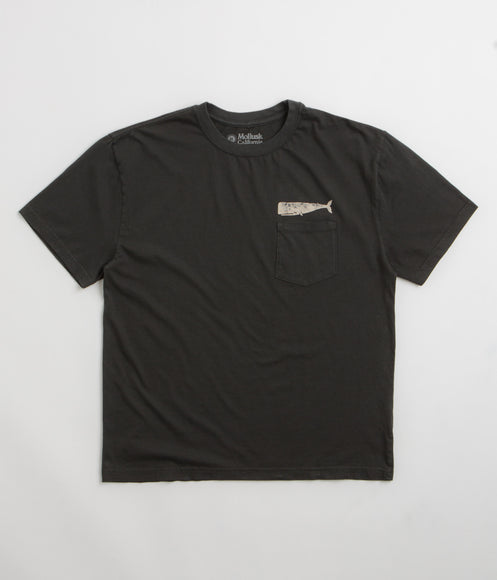 Mollusk Olde Whale T-Shirt - Faded Black