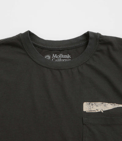 Mollusk Olde Whale T-Shirt in Faded Black