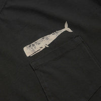 Mollusk Olde Whale T-Shirt in Faded Black thumbnail