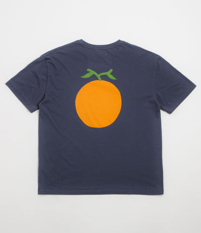 Mollusk Orange T-Shirt - Navy