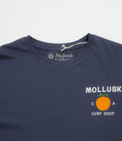 Mollusk Orange T-Shirt - Navy