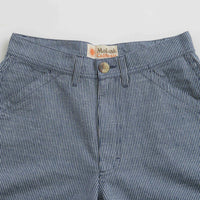 Mollusk Womens Painter Shorts in Railroad Stripe thumbnail