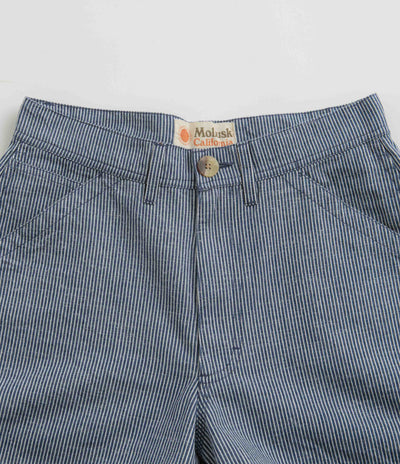 Mollusk Womens Painter Shorts in Railroad Stripe