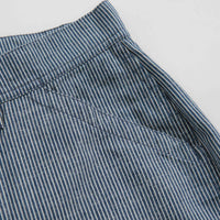 Mollusk Womens Painter Shorts in Railroad Stripe thumbnail