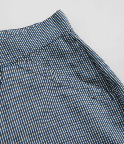 Mollusk Womens Painter Shorts in Railroad Stripe