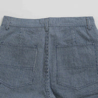 Mollusk Womens Painter Shorts in Railroad Stripe thumbnail