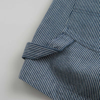 Mollusk Womens Painter Shorts in Railroad Stripe thumbnail