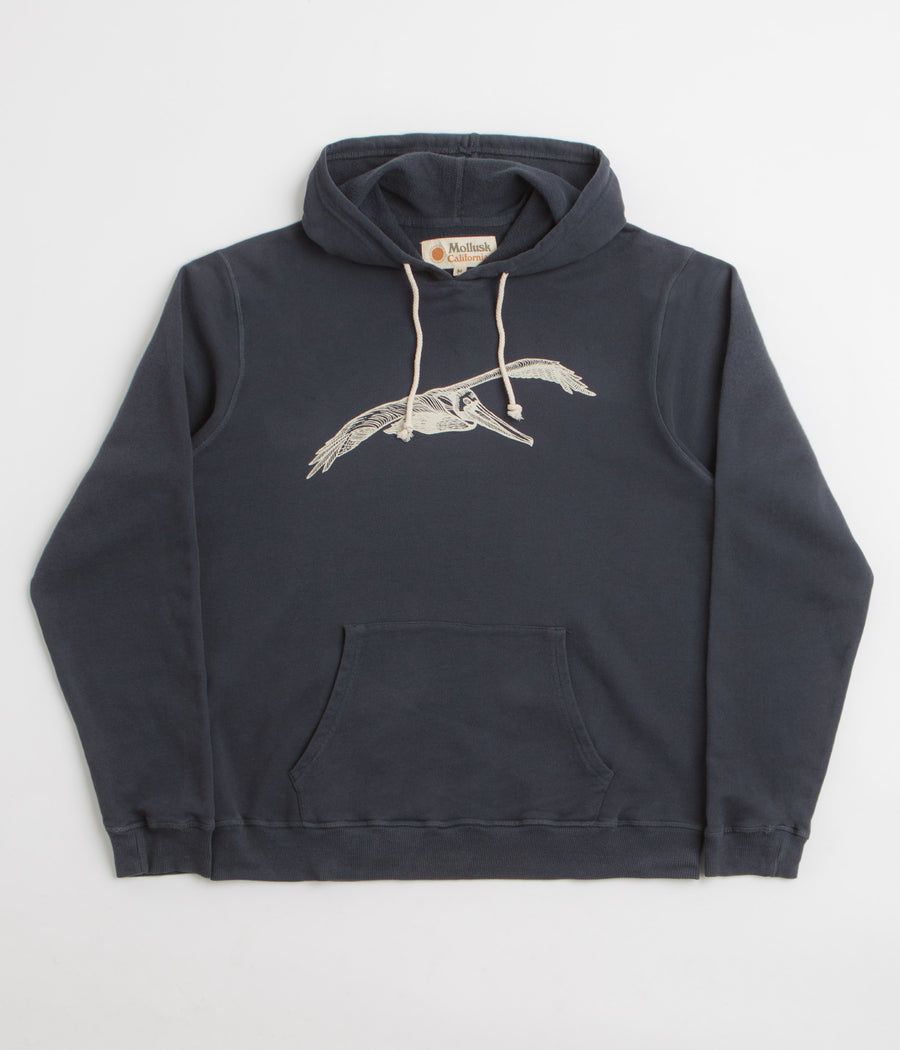 Mollusk Pelican Hoodie in Faded Navy