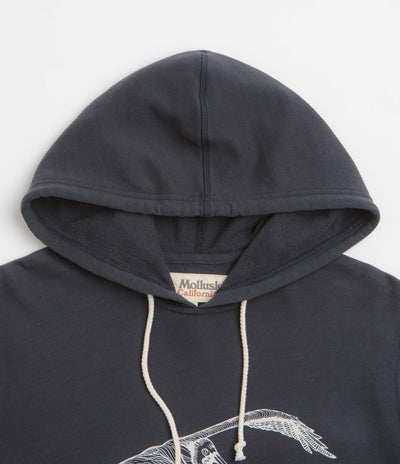 Mollusk Pelican Hoodie in Faded Navy