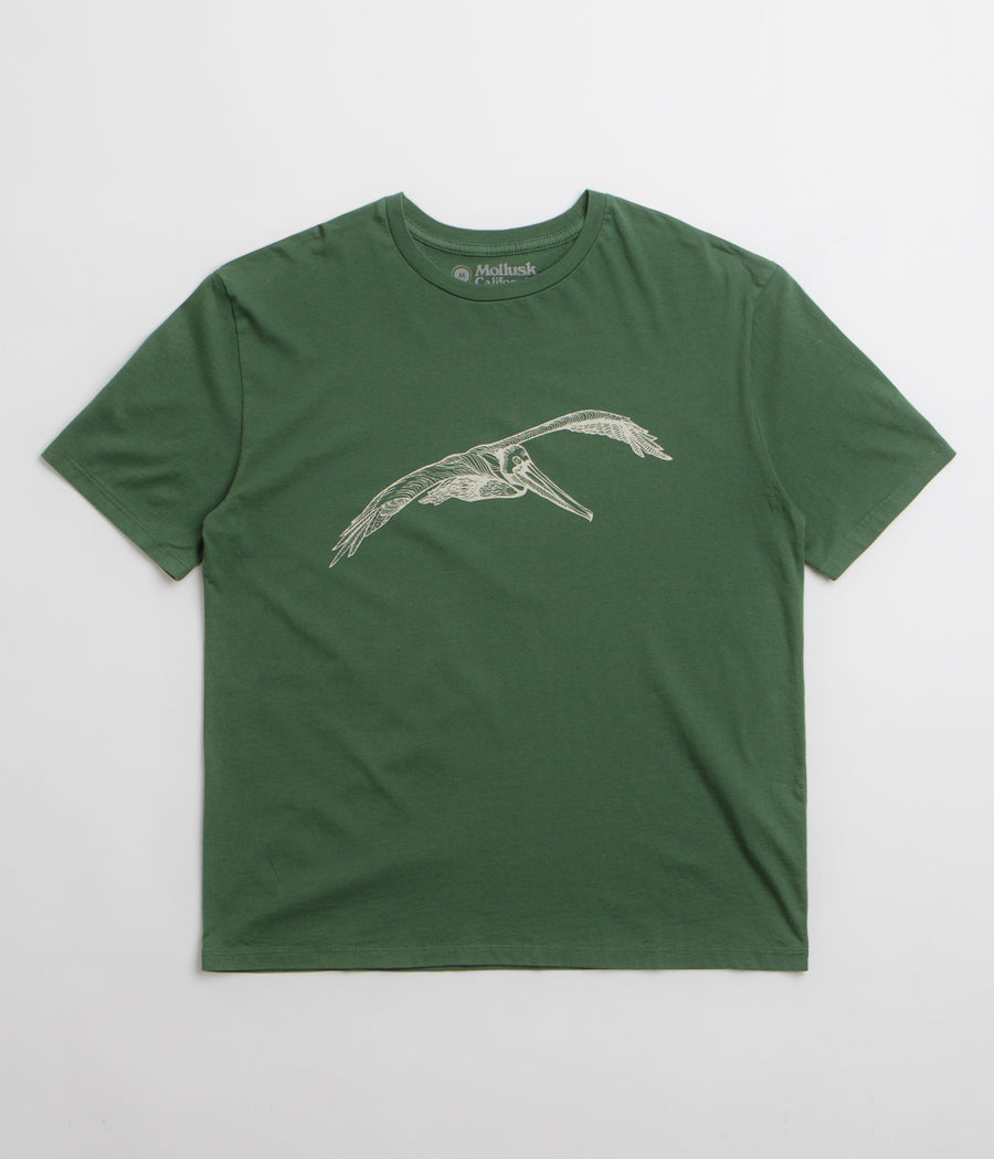 Mollusk Pelican T-Shirt in Rover Green