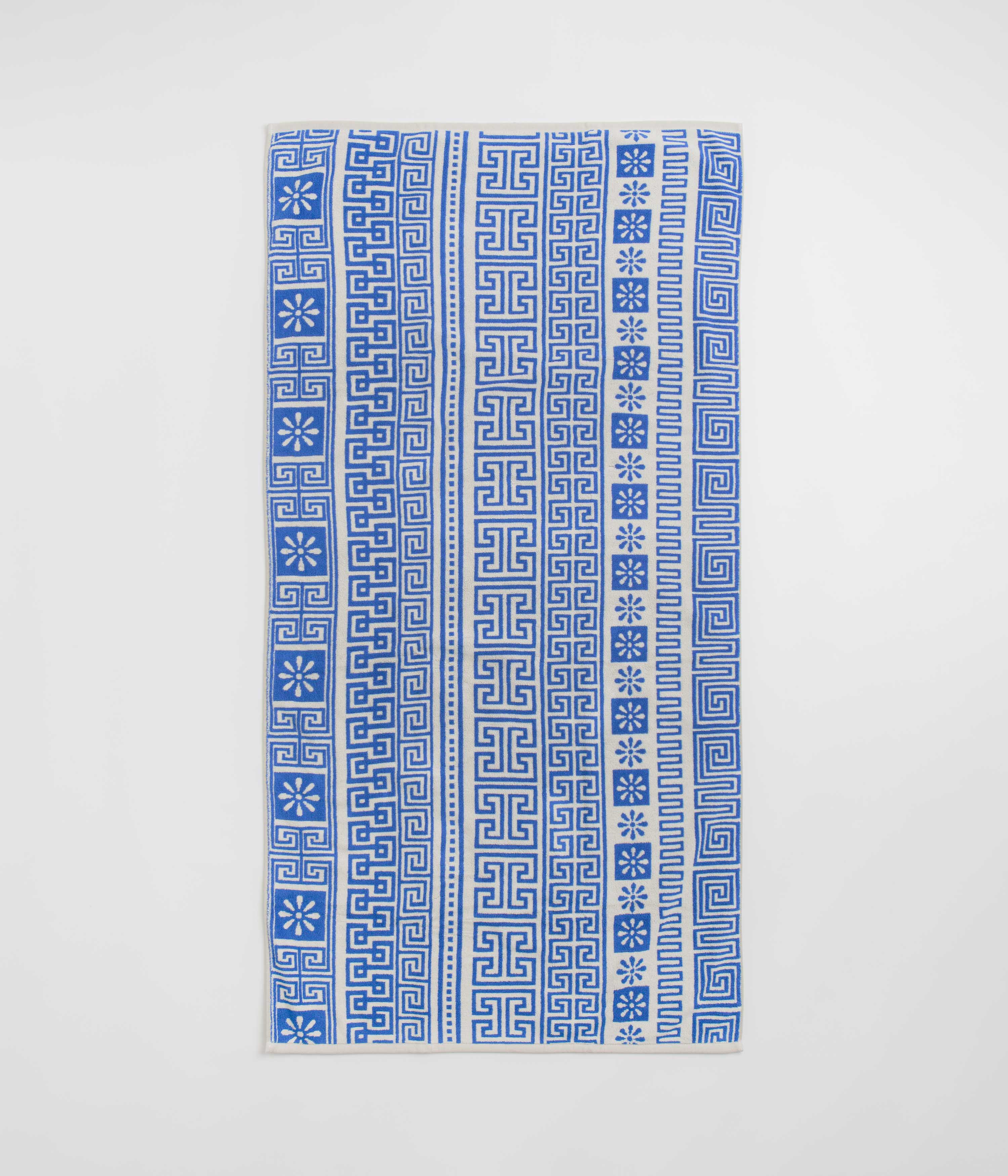 Mollusk Poseidon Towel in Blue and Natural