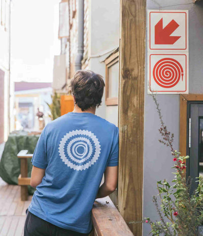 Mollusk Pure Energy T-Shirt in True Blue