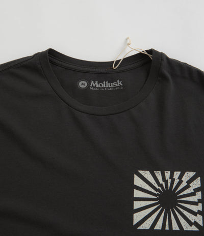 Mollusk Refraction T-Shirt - Faded Black