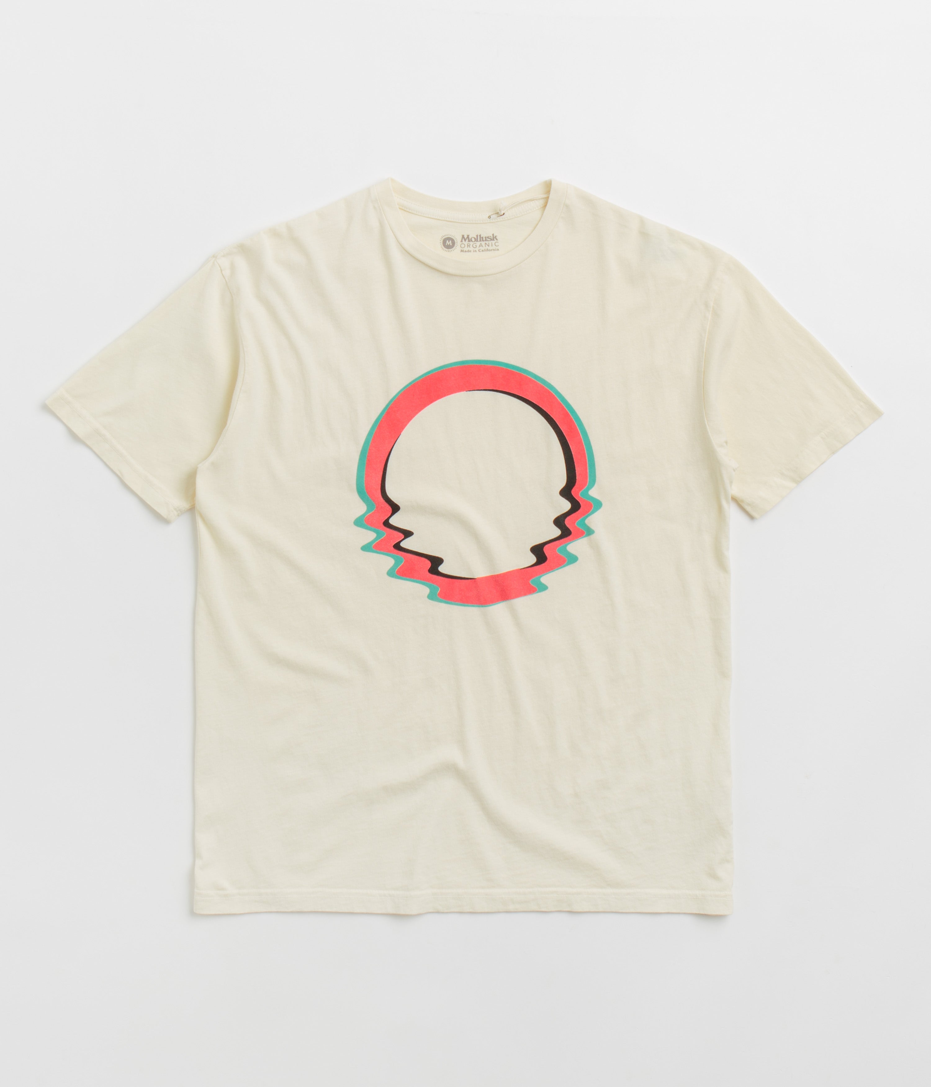 Mollusk Ripple T-Shirt in Super Natural