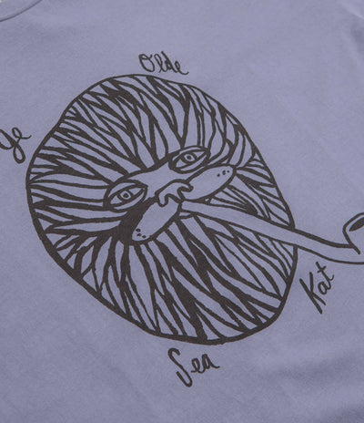Mollusk Sea Kat T-Shirt in Lavender Blue