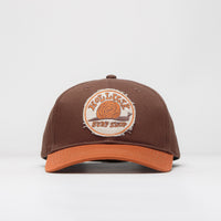 Mollusk Snail Patch Cap in Brown and Orange thumbnail
