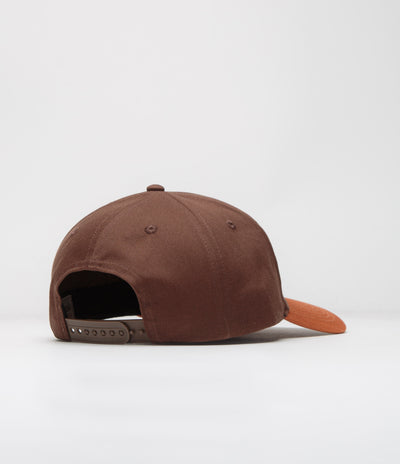 Mollusk Snail Patch Cap in Brown and Orange