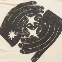 Mollusk Space Hands T-Shirt in Super Natural thumbnail