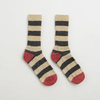 Mollusk Stripe Utility Socks in Charcoal Stripe thumbnail