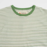 Mollusk Striped Heavy T-Shirt in Natural and Green thumbnail