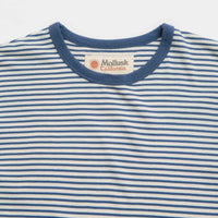 Mollusk Striped Heavy T-Shirt - Natural / Indigo thumbnail