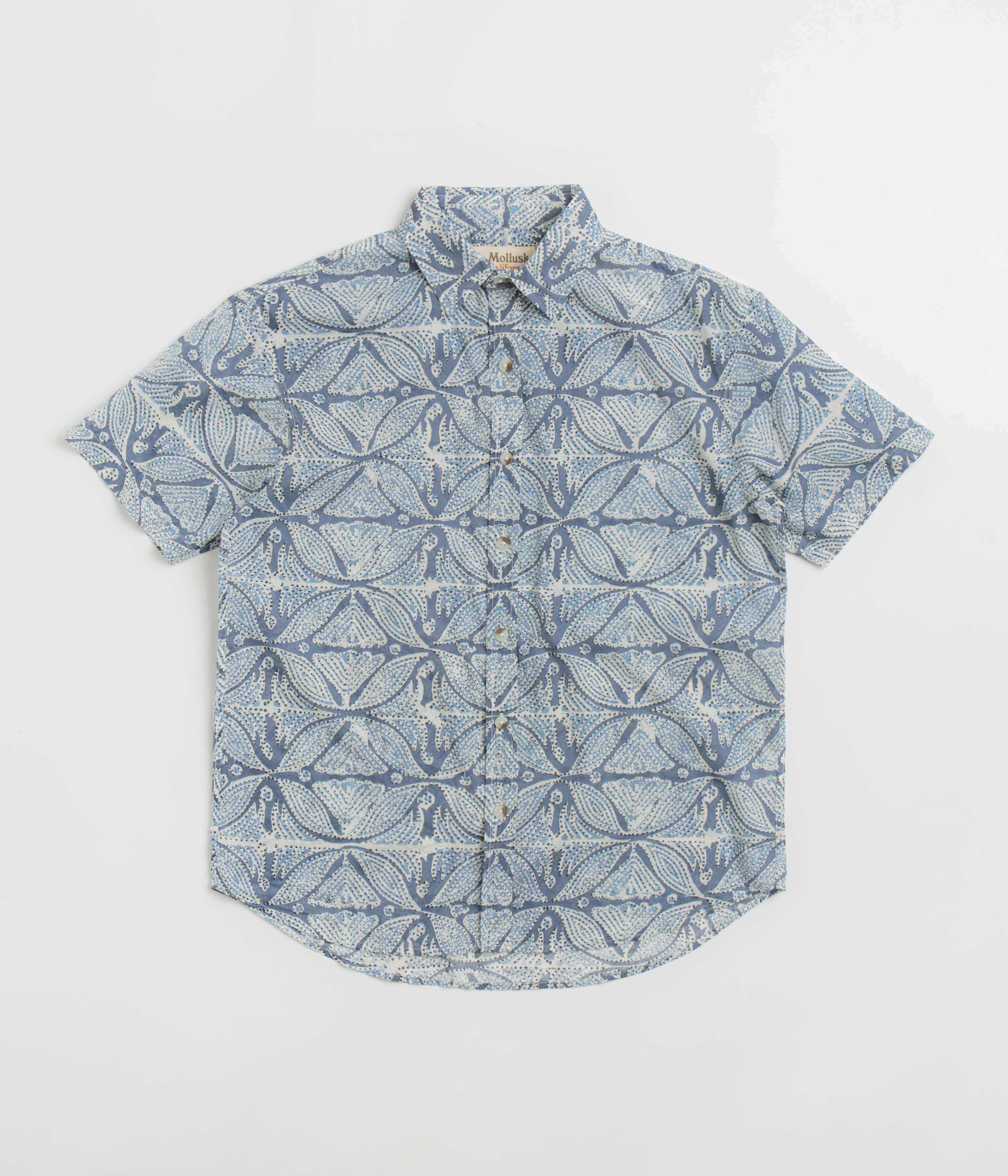 Mollusk Summer Shirt in Blue Flowers
