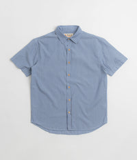 Mollusk Summer Shirt in Blue Grey Stripe