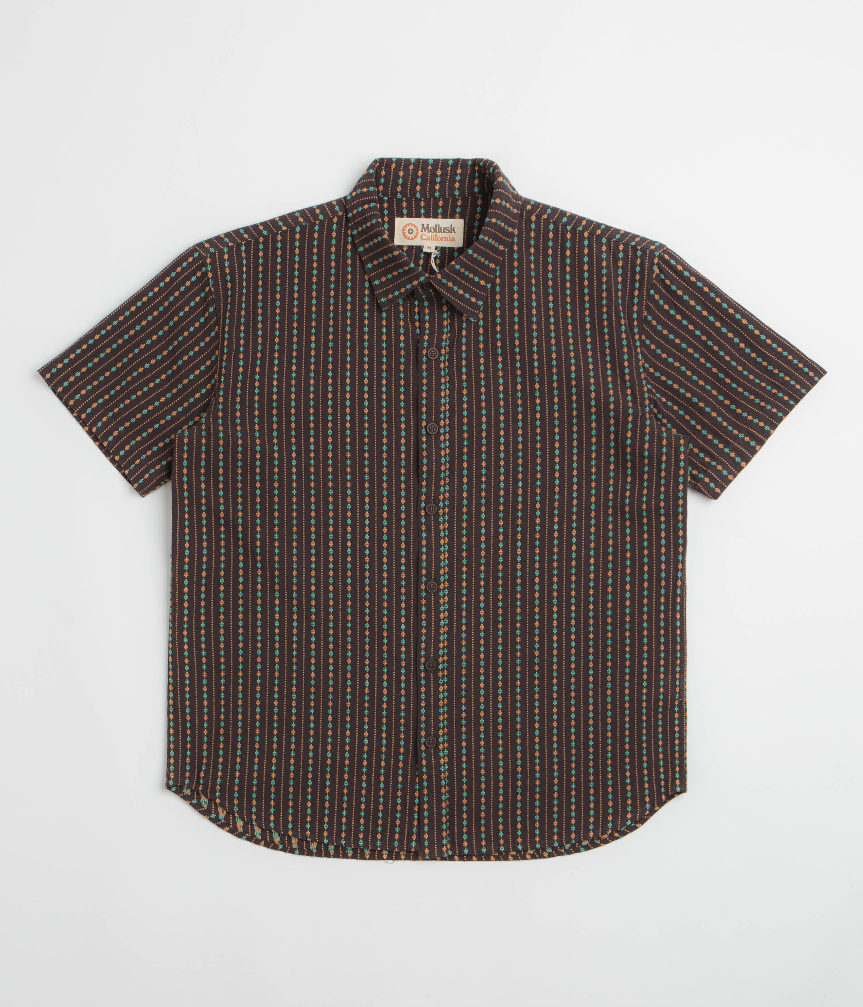 Mollusk Summer Shirt - Chocolate Dobby