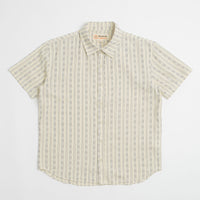 Mollusk Summer Shirt - Natural / Navy Dobby thumbnail